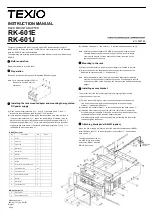 Предварительный просмотр 2 страницы TEXIO RK-601E Instruction Manual