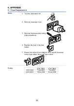 Preview for 103 page of TEXIO STW-9000 Series Instruction Manual