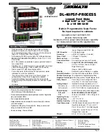 Texmate DL-40PSF-PROCESS Quick Start Manual preview