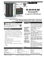 Texmate FL-B101Q-HZ Instruction Manual preview