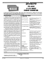 Texmate PC-45X Quick Start Manual preview