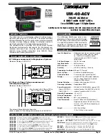 Preview for 1 page of Texmate UM-40-ACV User Manual