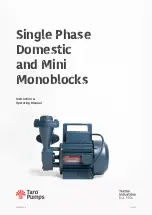 Preview for 1 page of Texmo Industries Taro Single Phase Domestic Monoblock Instructions & Operating Manual