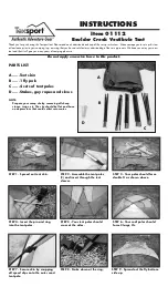 Texsport Boulder Creek Vestibule Tent Instructions предпросмотр