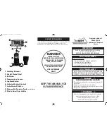 Preview for 2 page of Texsport Sportmate 14223 Operating Manual