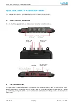 TEXTILE ID R-UHF-R700 Quick Start Manual preview
