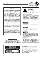 Preview for 4 page of Textron 642211 Setup, Parts & Maintenance