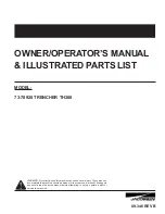 Предварительный просмотр 1 страницы Textron 73-70920 Owner/Operator'S Manual & Illustrated Parts List