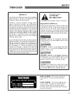 Предварительный просмотр 5 страницы Textron 73-70920 Owner/Operator'S Manual & Illustrated Parts List