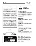 Preview for 4 page of Textron 742105 Setup, Parts & Maintenance Manual