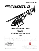 Предварительный просмотр 1 страницы Textron Bell 206L3 Maintenance Manual