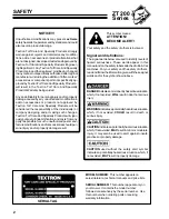 Preview for 3 page of Textron BOB-CAT 942208 Setup, Parts & Maintenance Manual