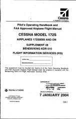 Preview for 486 page of Textron Cessna 172S Skyhawk SP Information Manual