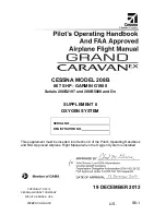 Preview for 759 page of Textron Cessna Grand Caravan Ex 208B Pilot'S Operating Handbook And Faa Approved Airplane Flight Manual