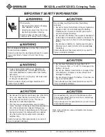 Preview for 4 page of Textron EK1230L Operation Manual