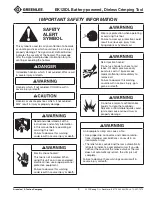 Preview for 3 page of Textron EK12IDL Operation Manual