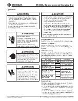 Preview for 9 page of Textron EK1550L Operation Manual