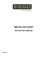 Textron EZGO RXV ELiTE FLEET Service & Parts Manual предпросмотр