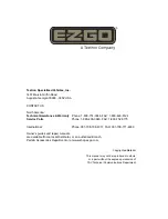 Preview for 122 page of Textron EZGO RXV ELiTE SHUTTLE 2 + 2 Service & Parts Manual