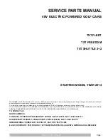 Предварительный просмотр 3 страницы Textron EZGO TXT FLEET Service & Parts Manual