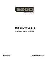 Preview for 1 page of Textron EZGO TXT SHUTTLE 2+2 Service & Parts Manual