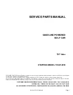 Preview for 3 page of Textron EZGO TXT VALOR Service & Parts Manual