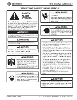 Preview for 3 page of Textron Greenlee 1818 Instruction Manual