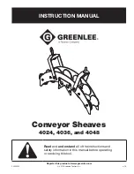 Preview for 1 page of Textron Greenlee 4024 Assembly Instructions, Illustrations & Parts List