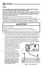 Предварительный просмотр 6 страницы Textron GREENLEE 521A Instruction Manual