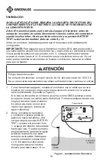 Предварительный просмотр 18 страницы Textron GREENLEE 521A Instruction Manual