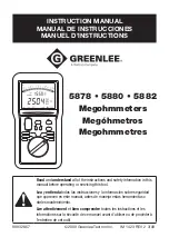 Предварительный просмотр 2 страницы Textron Greenlee 5878 Instruction Manual