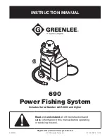 Textron Greenlee 690 Instruction Manual preview