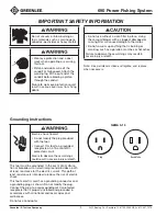 Предварительный просмотр 4 страницы Textron Greenlee 690 Instruction Manual