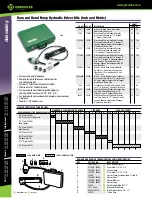 Preview for 1 page of Textron GREENLEE 7646 Quick Start Manual