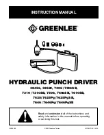 Preview for 2 page of Textron GREENLEE 7646 Quick Start Manual