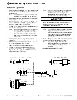 Preview for 6 page of Textron GREENLEE 7646 Quick Start Manual