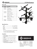 Предварительный просмотр 4 страницы Textron Greenlee 910 Instruction Manual