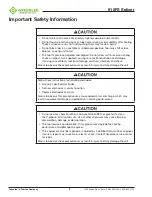 Preview for 8 page of Textron Greenlee 915FS Instruction Manual