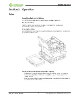 Preview for 11 page of Textron Greenlee 915FS Instruction Manual