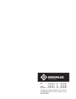 Preview for 4 page of Textron GREENLEE 9522 Instruction Manual