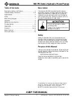 Preview for 2 page of Textron Greenlee 960 PS Series Instruction Manual