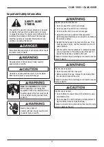 Preview for 3 page of Textron Greenlee CLM-1000 Manual