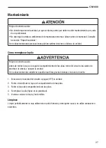 Preview for 27 page of Textron Greenlee CM-600 Instruction Manual