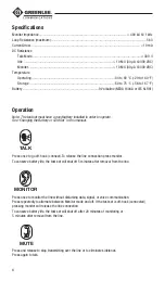 Preview for 6 page of Textron Greenlee Communications PE930 Instruction Manual