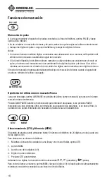 Preview for 18 page of Textron Greenlee Communications PE930 Instruction Manual