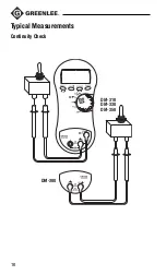 Preview for 16 page of Textron GREENLEE DM-300 Instruction Manual