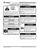 Предварительный просмотр 3 страницы Textron Greenlee EHP700LU Instruction Manual
