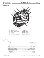 Предварительный просмотр 6 страницы Textron Greenlee EHP700LU Instruction Manual