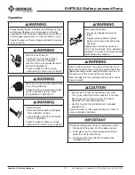 Предварительный просмотр 8 страницы Textron Greenlee EHP700LU Instruction Manual