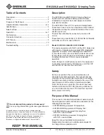 Preview for 2 page of Textron GREENLEE EK1230CLX Operation Manual